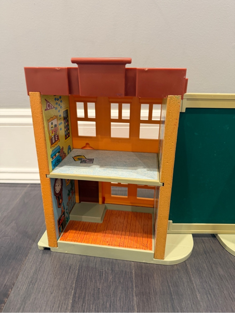 VINTAGE 1974 Fisher-Price Little People Sesame Street Hooper’s Store Pretend Pla - Picture 7 of 14